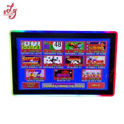 23.6 Inch PCAP Touch Screen With LED Lights For POG LOL Machine RouIette Games